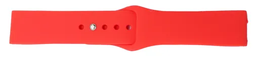 Universal Red Silicone Watch Band