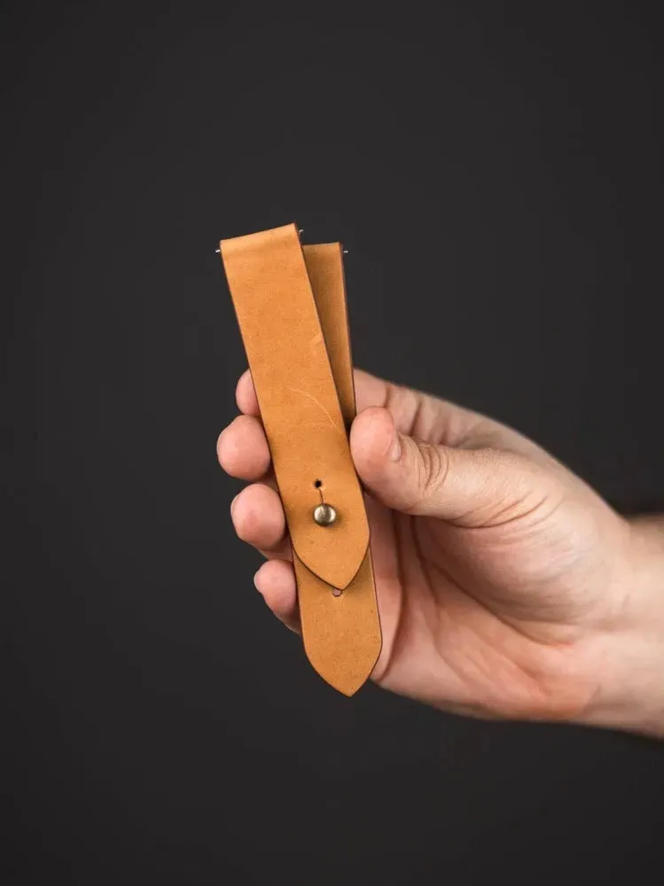 Veg Tanned Leather Watch Strap - Quick Release Pins - The Hermoso
