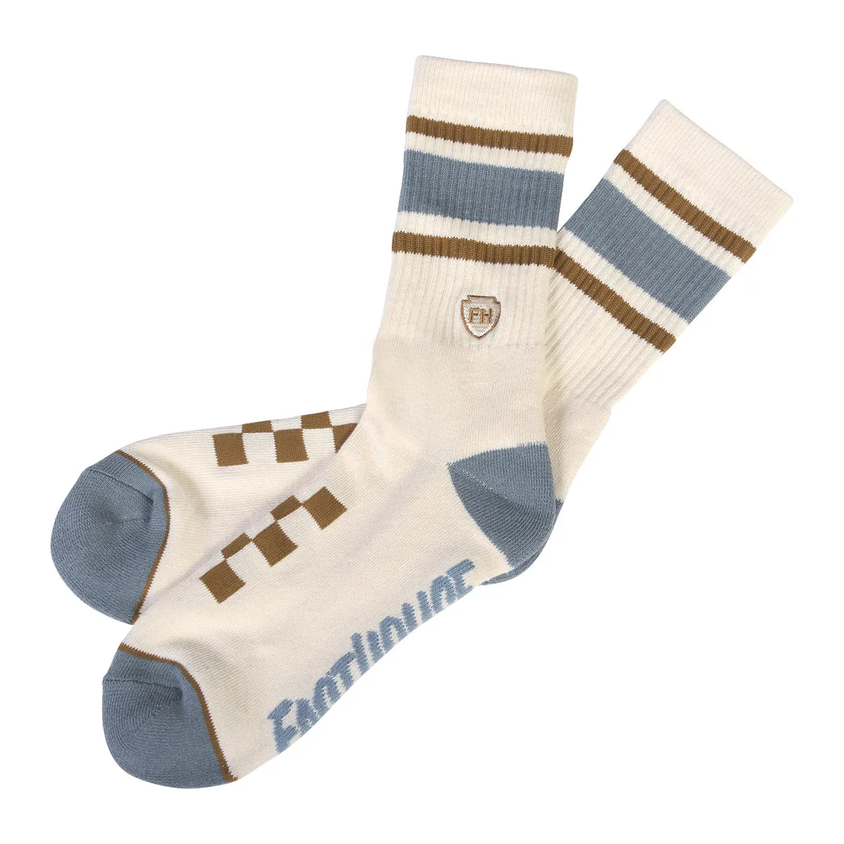 Venice Sock - Natural/Teal