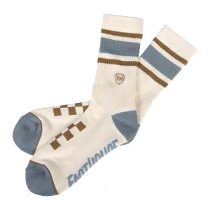 Venice Sock - Natural/Teal