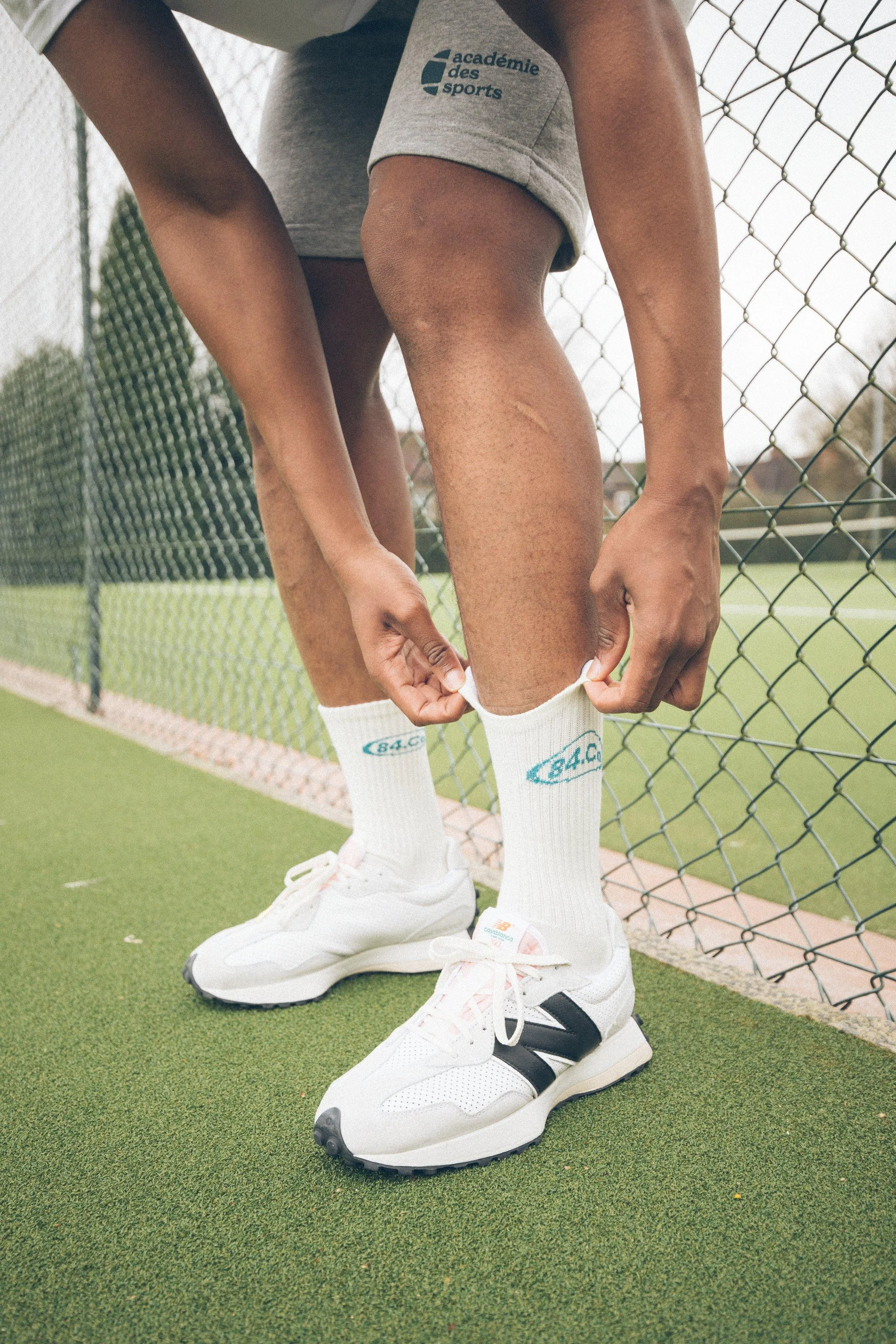Vice 84 'Disc' Sports Socks - Cream