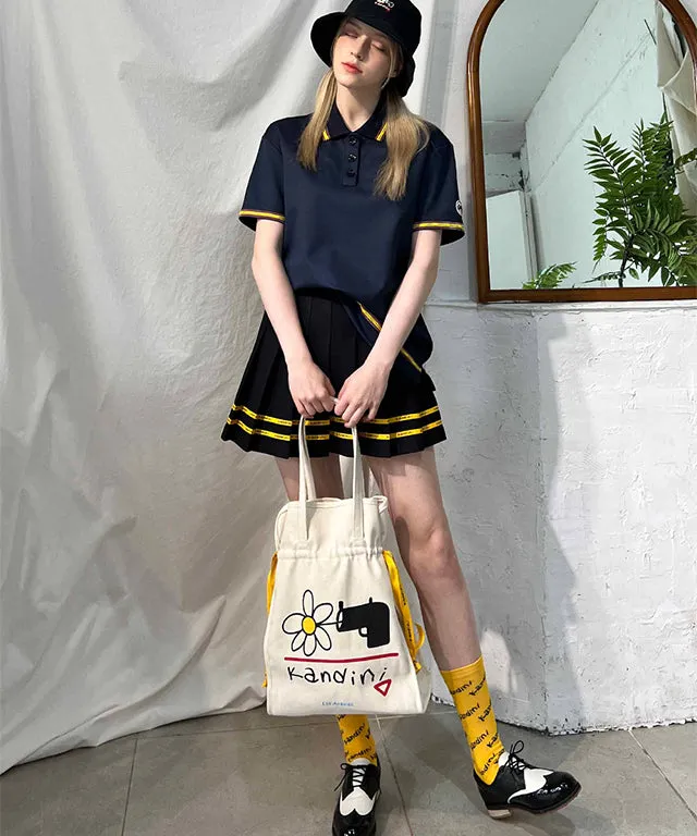 [Warehouse Sale] KANDINI Logo Socks (Yellow)