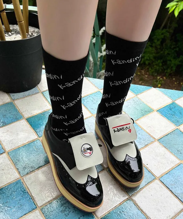 [Warehouse Sale] KANDINI Logo Socks (Yellow)
