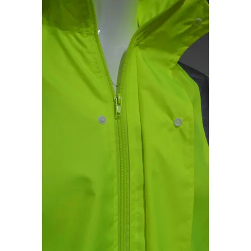 Waterproof Class 3 Reflective Tape Safety Rain Jacket