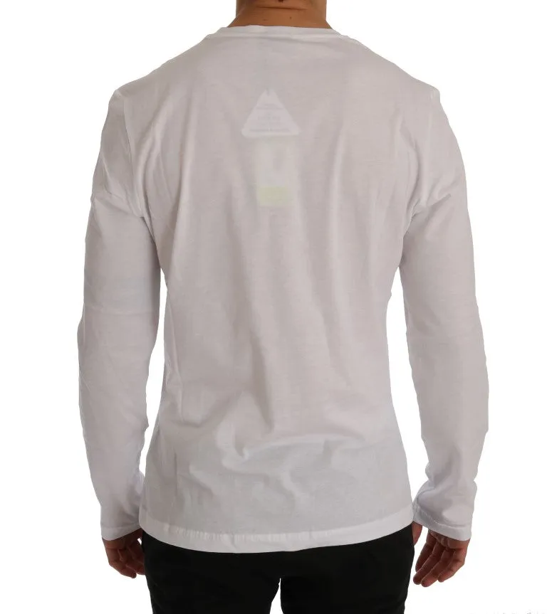 White Motive Cotton Sweater