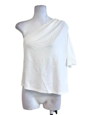 White One Sleeve Top LB