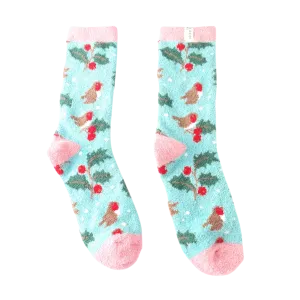 Winter Hedgerow Socks - Miss Sparrow