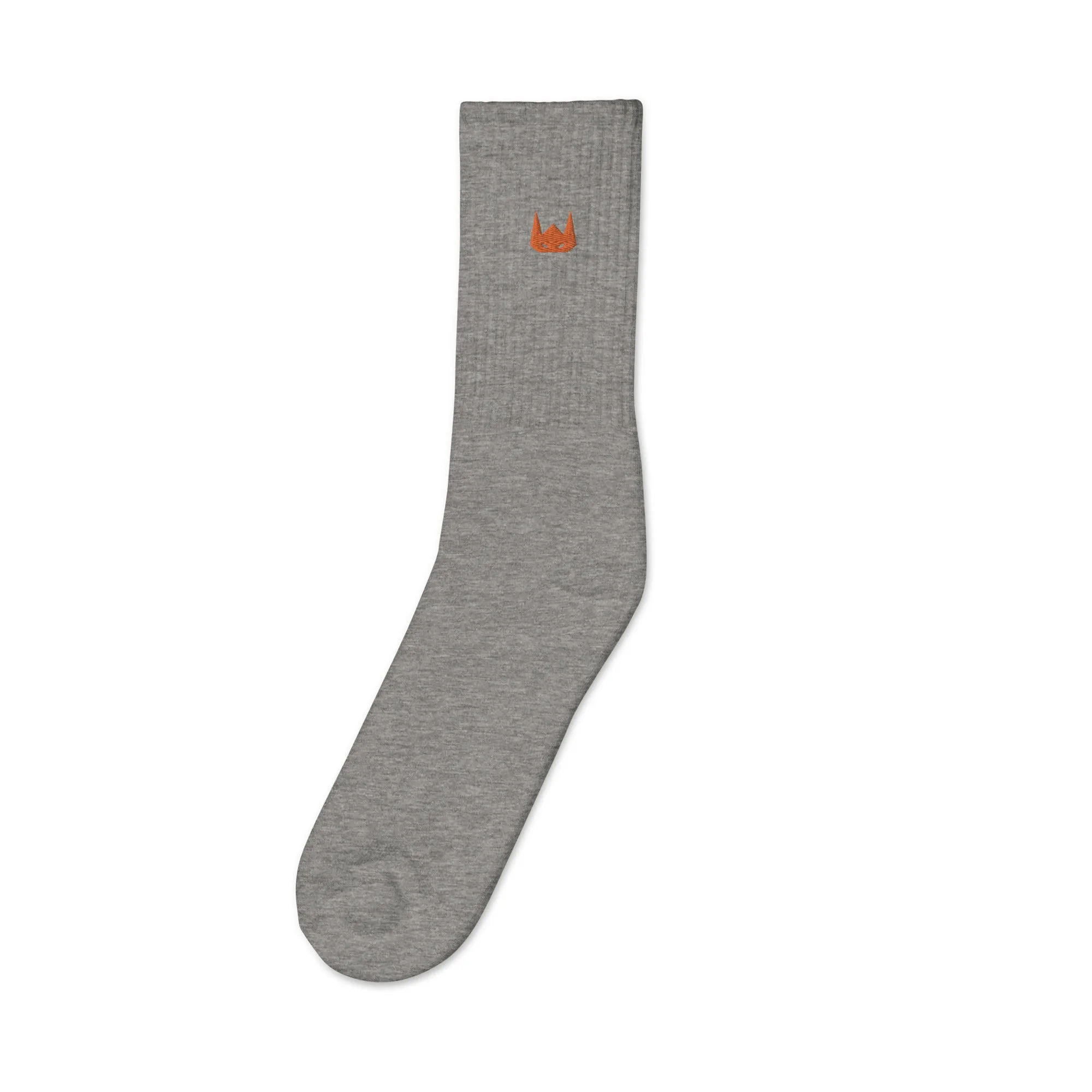 WOLFPACK UNLTD EMBROIDERED SOCKS | BROWN CLAY LOGO