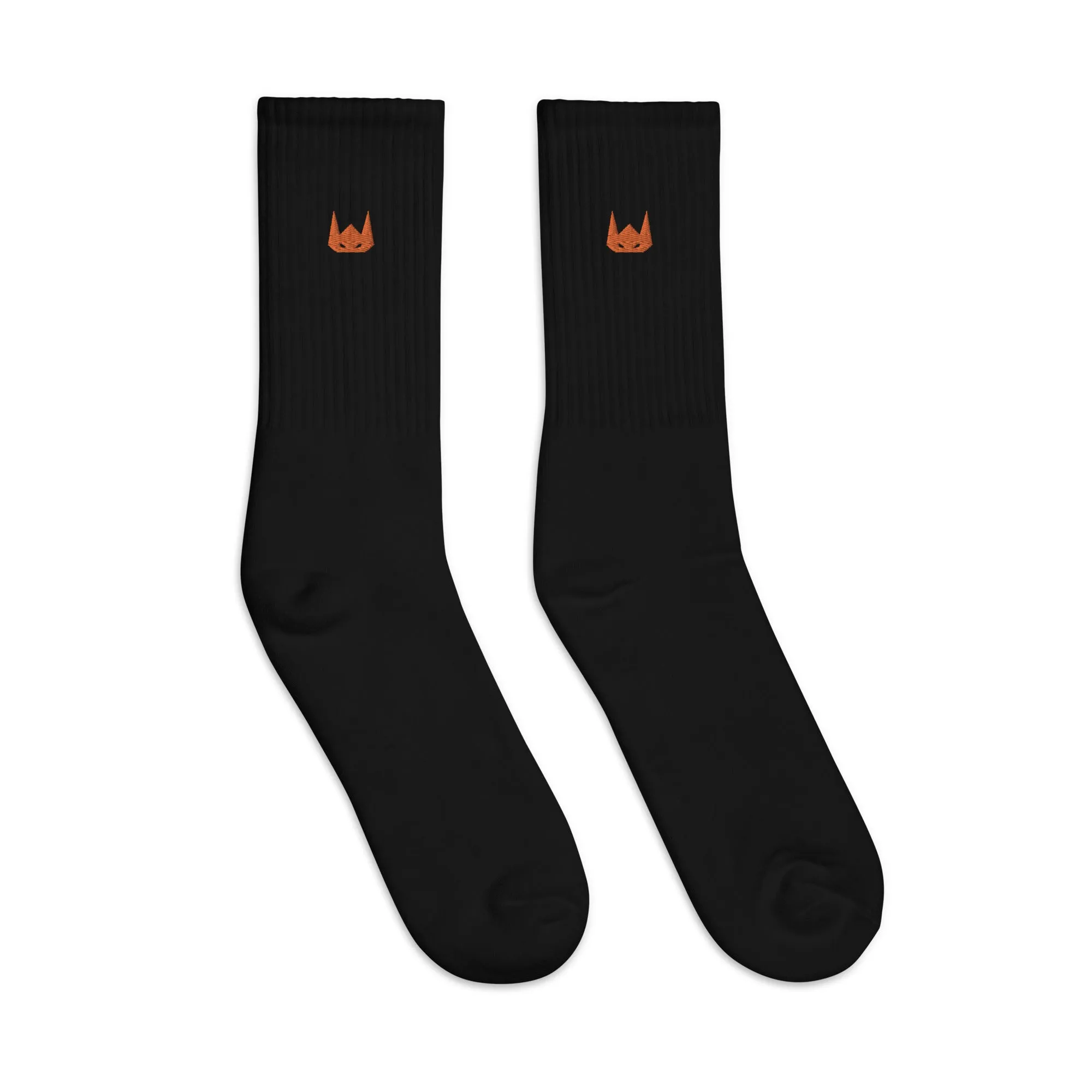 WOLFPACK UNLTD EMBROIDERED SOCKS | BROWN CLAY LOGO