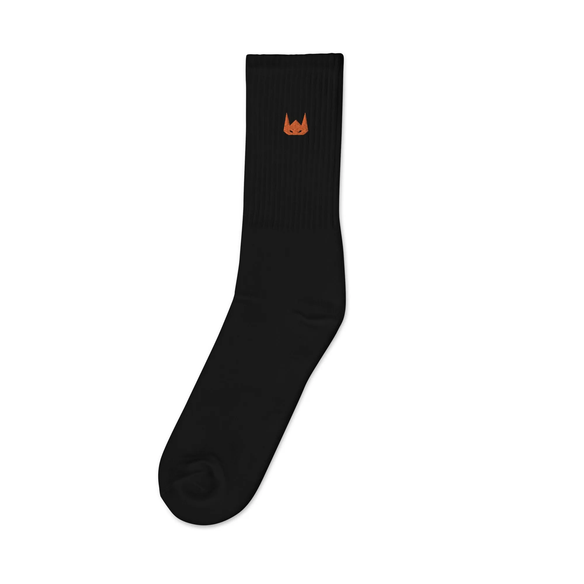 WOLFPACK UNLTD EMBROIDERED SOCKS | BROWN CLAY LOGO