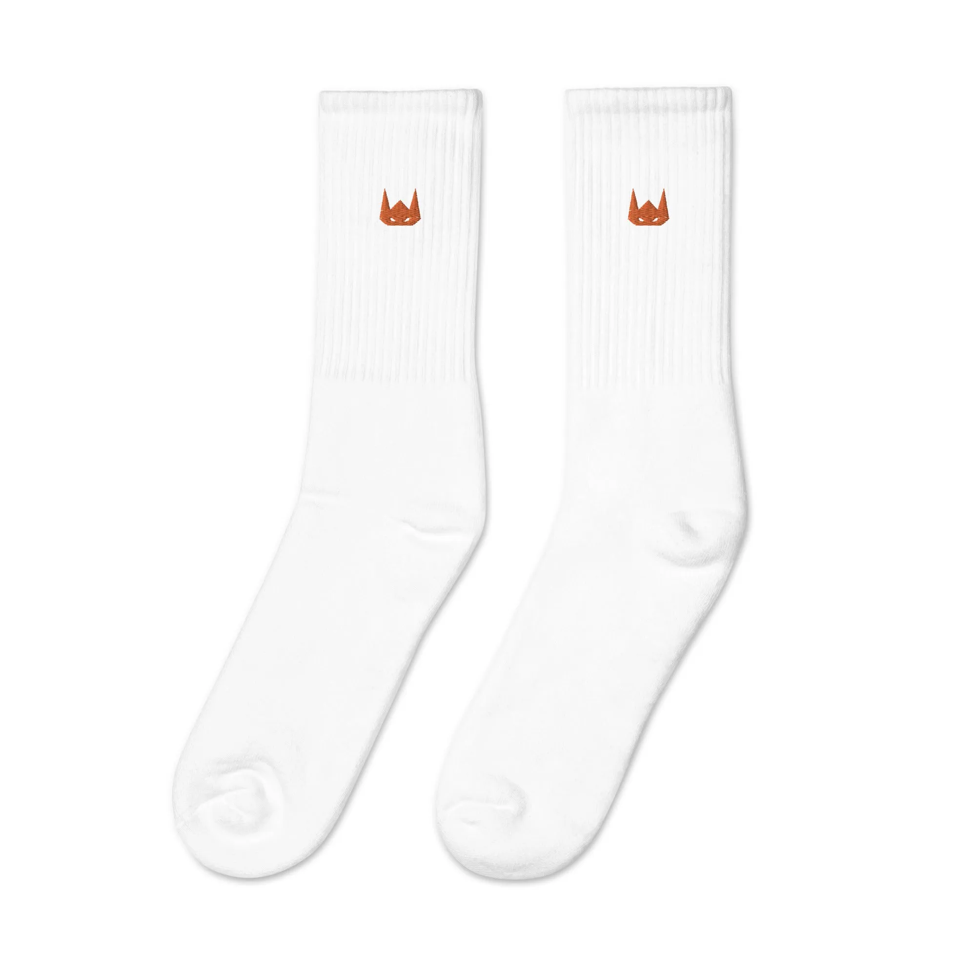 WOLFPACK UNLTD EMBROIDERED SOCKS | BROWN CLAY LOGO