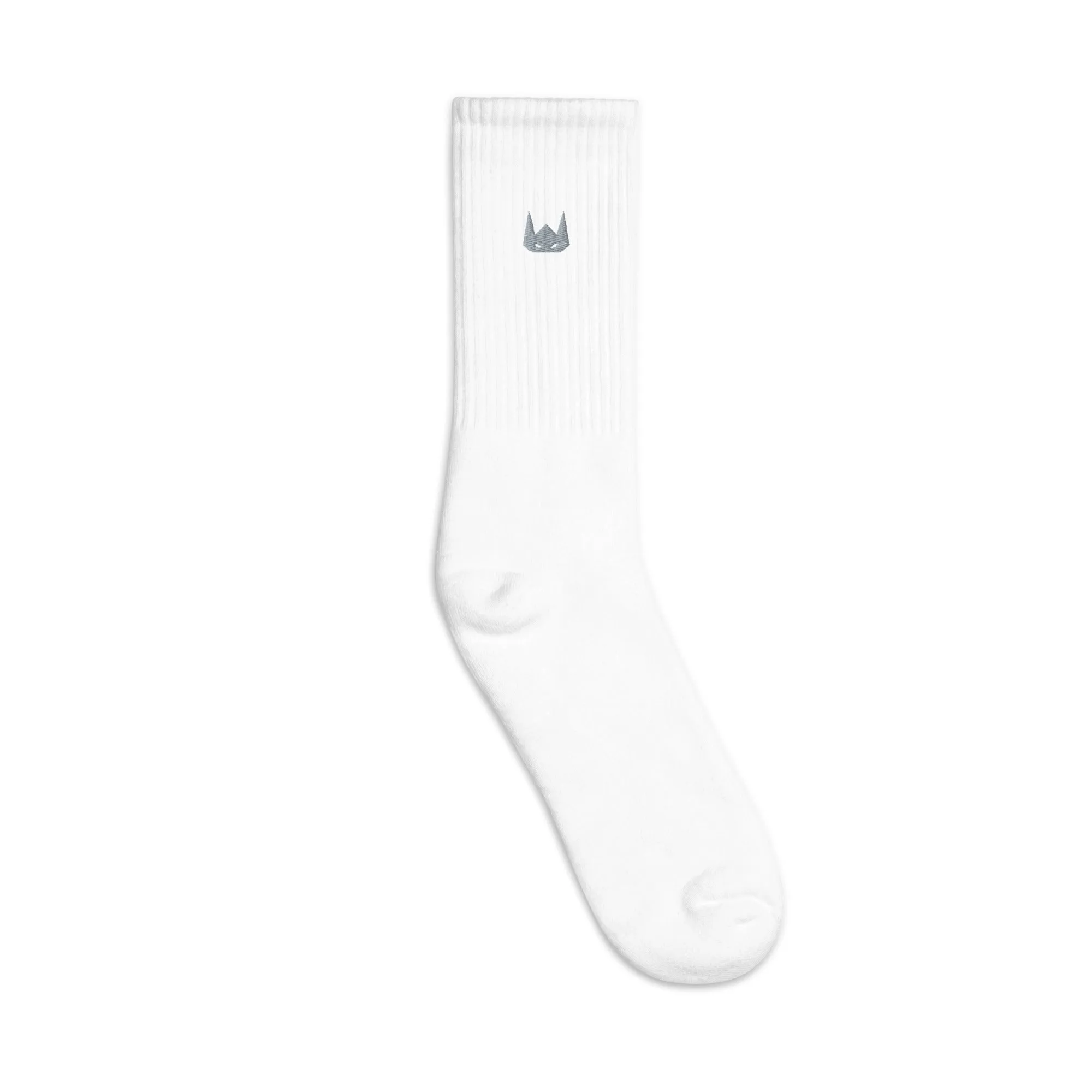 WOLFPACK UNLTD EMBROIDERED SOCKS | GREY LOGO