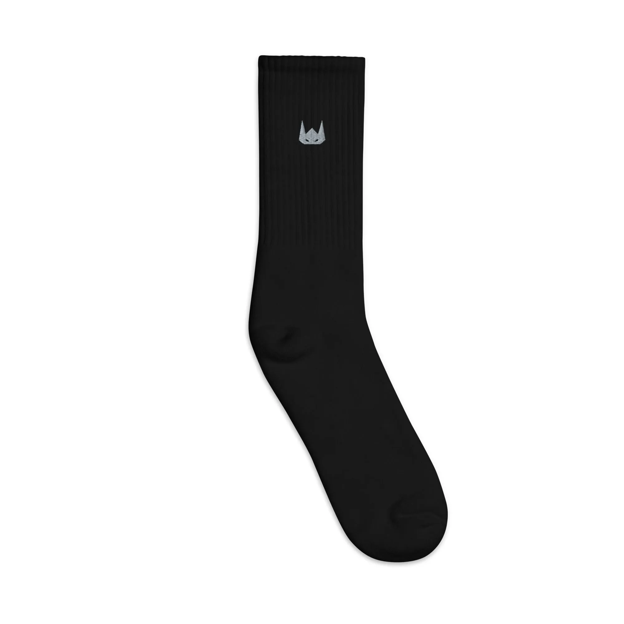 WOLFPACK UNLTD EMBROIDERED SOCKS | GREY LOGO