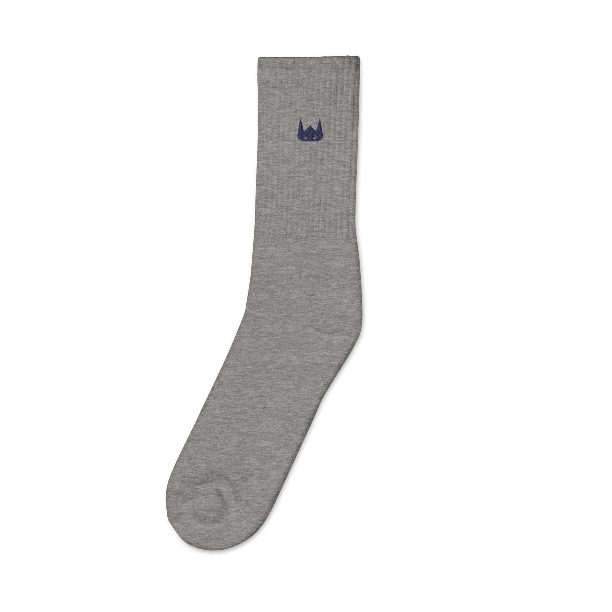 WOLFPACK UNLTD EMBROIDERED SOCKS | NAVY LOGO