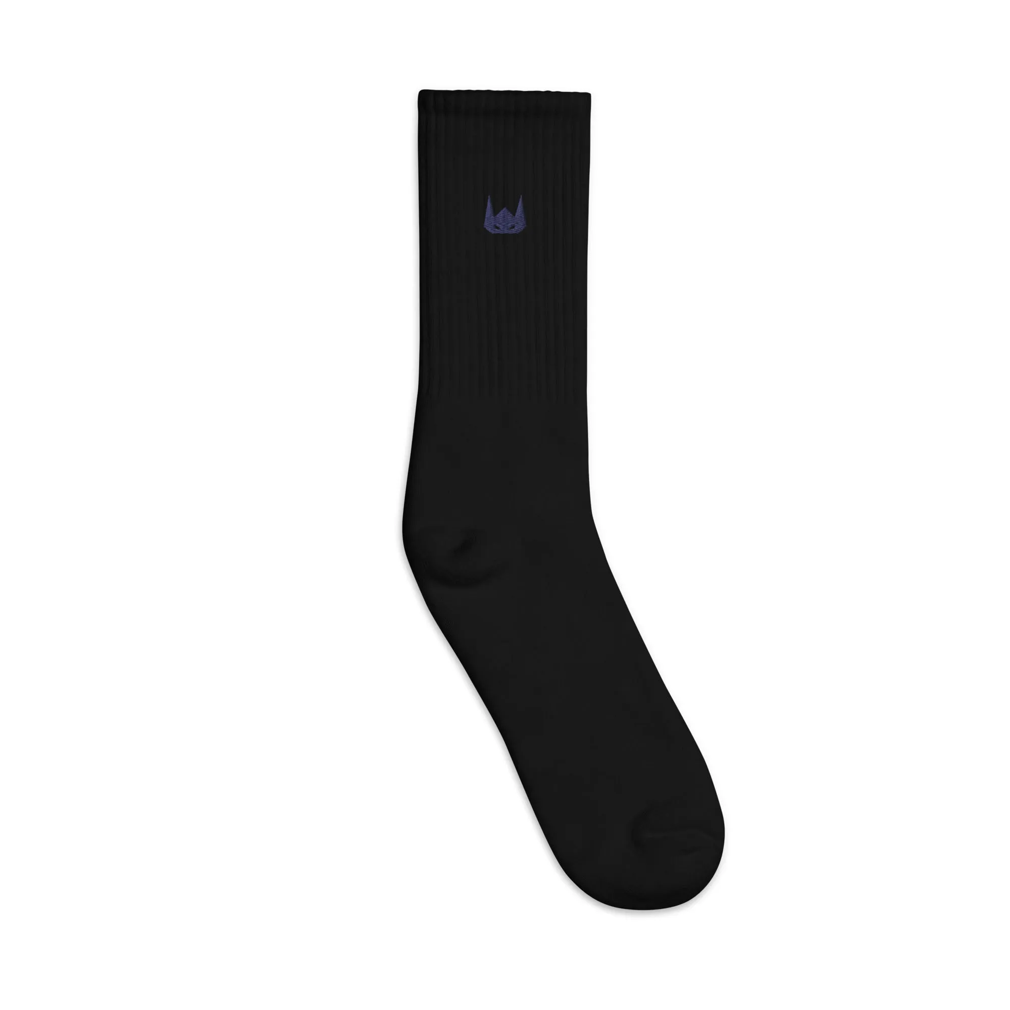 WOLFPACK UNLTD EMBROIDERED SOCKS | NAVY LOGO