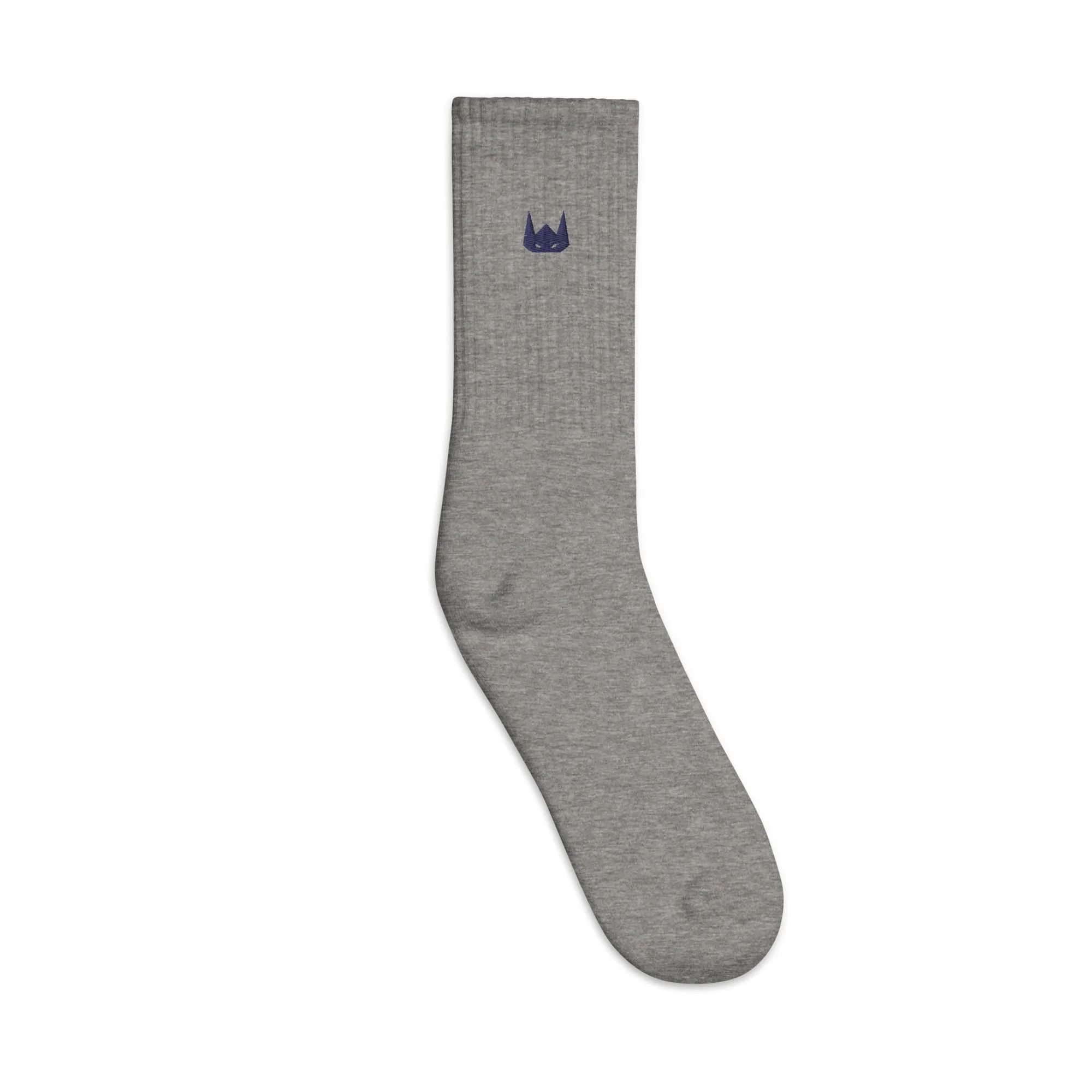 WOLFPACK UNLTD EMBROIDERED SOCKS | NAVY LOGO
