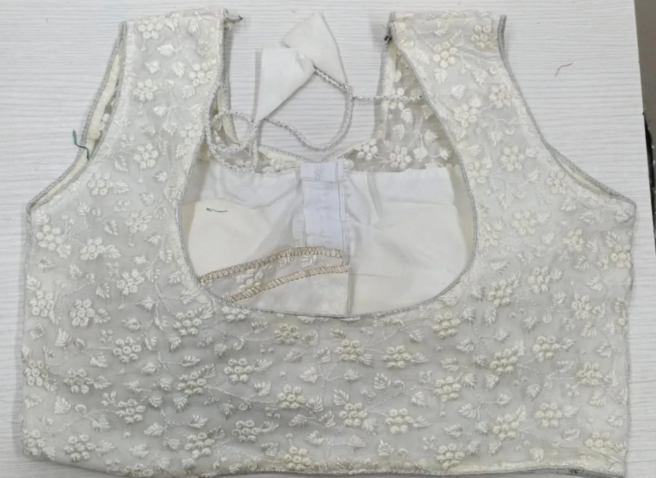 Women Heavy Net Readymade Blouse