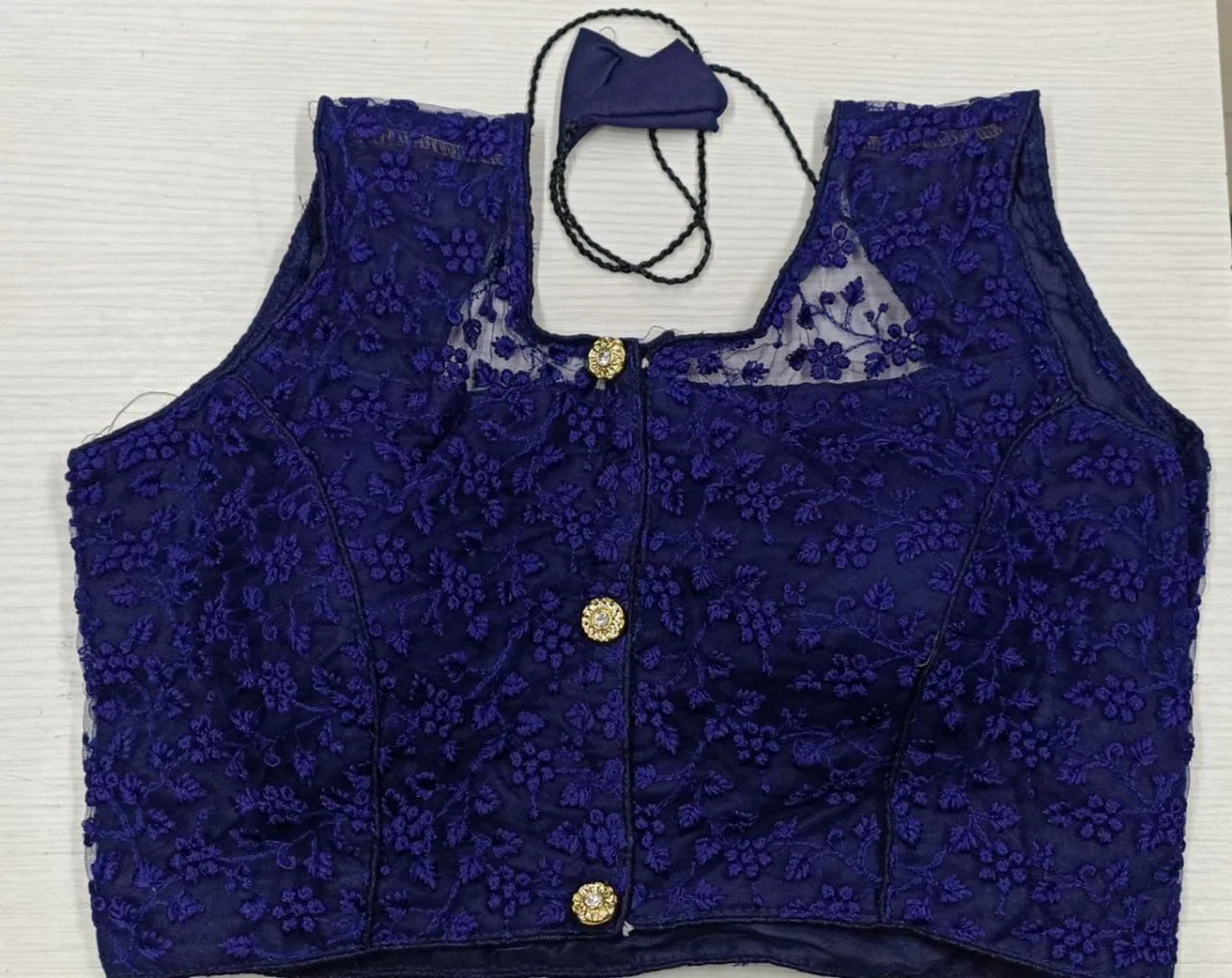 Women Heavy Net Readymade Blouse