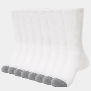 WOMEN'S CUSHION CREW SOCKS 8PACK