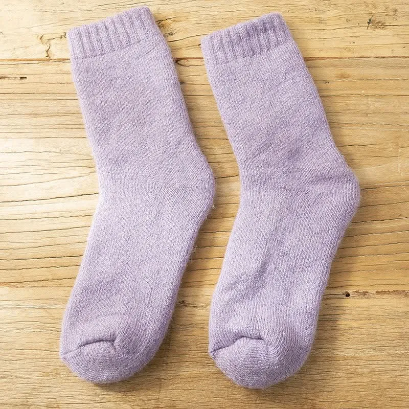 Women's Thick Wool Winter Socks - Plush Warmth