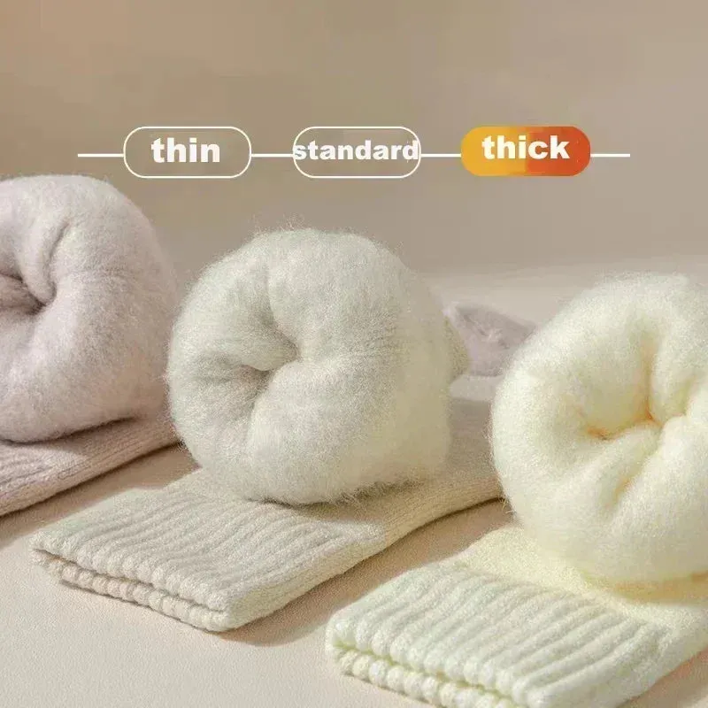 Women's Wool Winter Socks - 3 Pairs