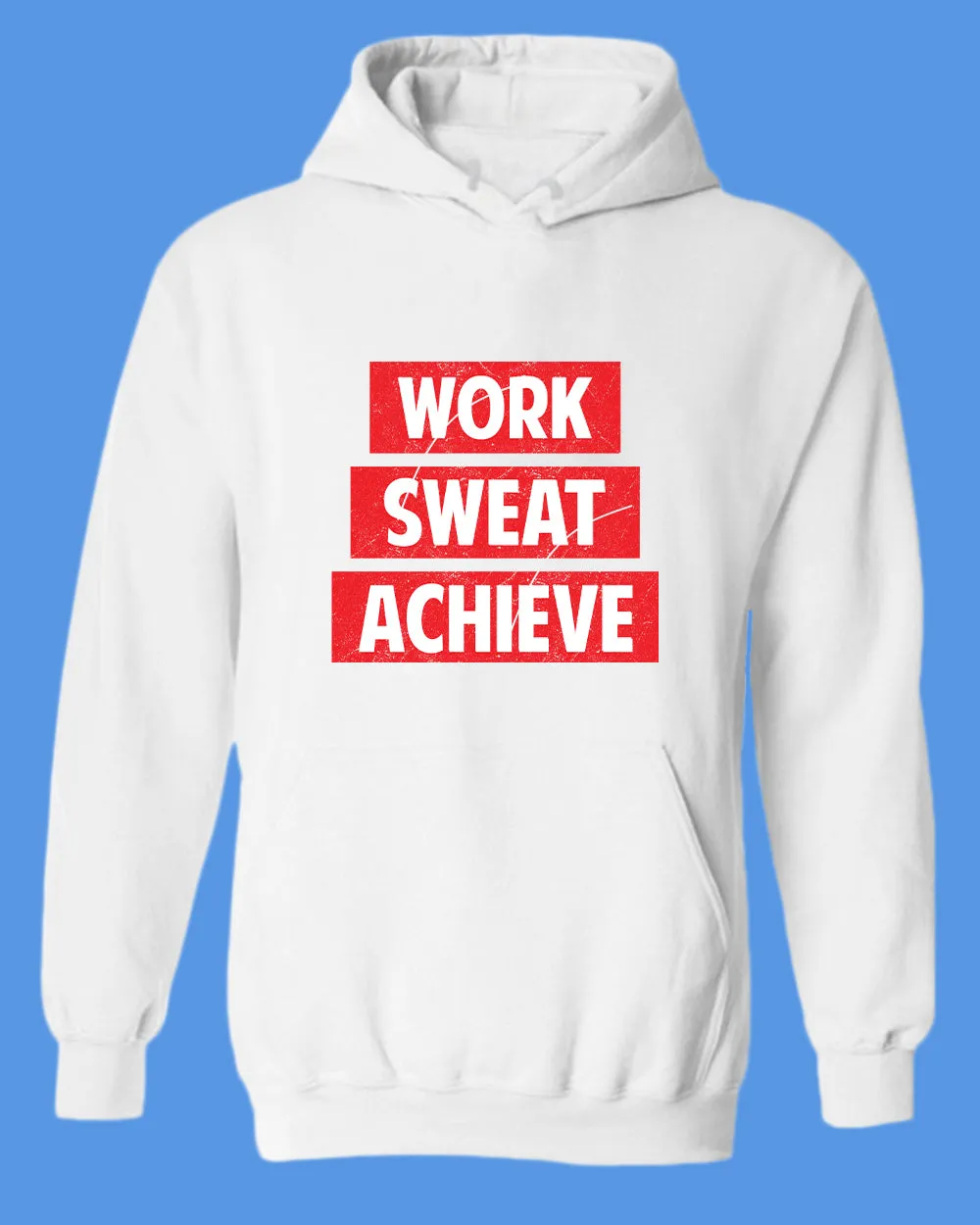 Work Swear Achieve hoodie, casual Gym hoodie