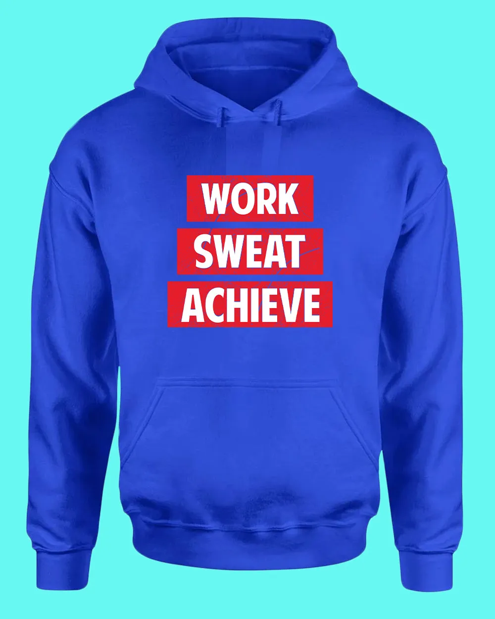 Work Swear Achieve hoodie, casual Gym hoodie