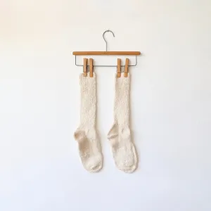 Yahae Organic Cotton Slipper Socks - Natural